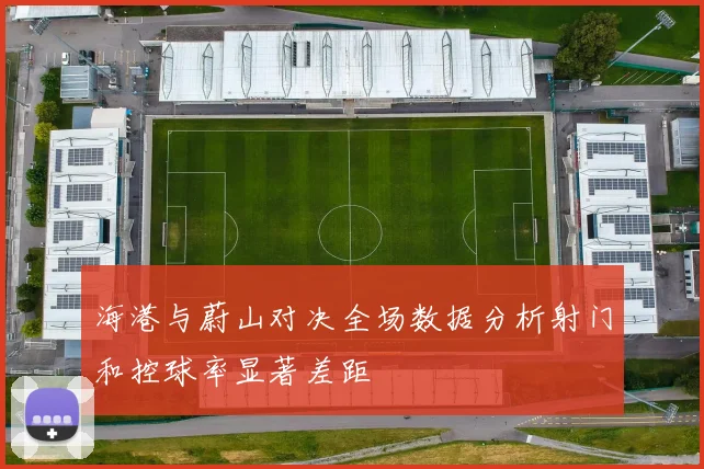 海港与蔚山对决全场数据分析射门和控球率显著差距